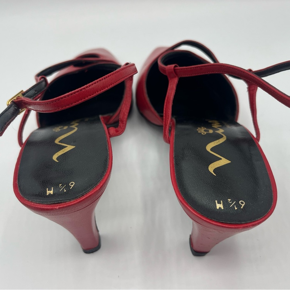 Red Nina Heels Size 6.5 - Picture 9 of 11